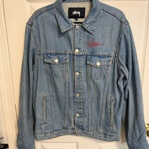 Stussy “Vibes”  Denim Jacket